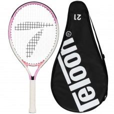 Ракетка для великого тенісу дитяча Teloon 21", 5-7 років, білий-рожевий, код: 2563-21 Ракетка для великого тенісу дитяча Teloon 21", 5-7 років, білий-рожевий, код: 2563-21