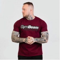 Футболка чоловіча GymBeam Beam XL, бордовий, код: 122715-GB