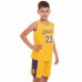 Форма баскетбольна підліткова NB-Sport NBA Lakers 2XL, жовтий-фіолетовий, код: BA-0563_2XLYV