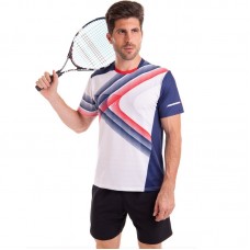 Форма для великого тенісу чоловіча Lingo XL, зріст 170-175, білий-синій, код: LD-1837A_XLWBL