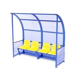 Лава запасних Brustyle на 4 місця (з сидінням) 2330х860х2030 мм, код: SG438 Лава запасних Brustyle на 4 місця (з сидінням) 2330х860х2030 мм, код: SG438