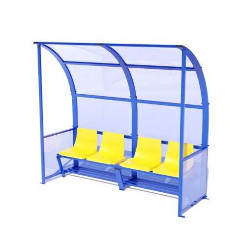 Лава запасних Brustyle на 4 місця (з сидінням) 2330х860х2030 мм, код: SG438 Лава запасних Brustyle на 4 місця (з сидінням) 2330х860х2030 мм, код: SG438