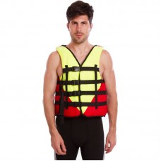 Жилет рятувальний FitGo L (70-90 кг), червоний-жовтий, код: PL-3548-70-90_R Жилет рятувальний FitGo L (70-90 кг), червоний-жовтий, код: PL-3548-70-90_R