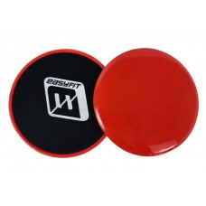Диски для глайдингу EasyFit червоні (пара), код: EF-1425-R-EF Диски для глайдингу EasyFit червоні (пара), код: EF-1425-R-EF