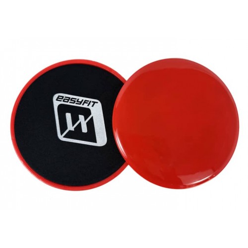 Диски для глайдингу EasyFit червоні (пара), код: EF-1425-R-EF Диски для глайдингу EasyFit червоні (пара), код: EF-1425-R-EF