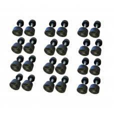 Уретановий гантельний ряд Generation Fitness FF51D4B-10/37,5kg (12 пар) 570 кг, код: 522928-AX