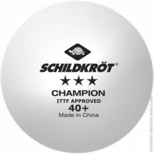 М"ячі Donic Champion 40+ 3* White, код: 4000885834208