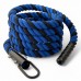 Канат для лазіння Orlins CrossFit х/б 8 м, діаметр 40 мм з кронштейном, синьо-чорний, код: RO-159