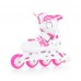 Роликові ковзани Tempish Misty Duo Ggirl розмір 33-36, білий-рожевий, код: 13000008256/33-36-ST