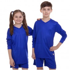 Форма футбольна дитяча PlayGame, розмір 26, ріст 130, синій, код: CO-1908B-1_26BL