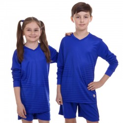 Форма футбольна дитяча PlayGame, розмір 26, ріст 130, синій, код: CO-1908B-1_26BL