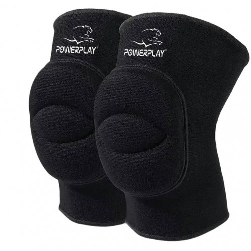 Наколінники PowerPlay Elastic Knee Support M (пара), чорний, код: PP-8000_Black_M