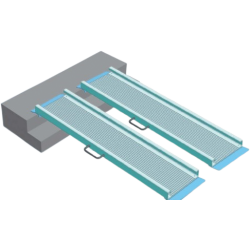 Пандус переносний Норма-Трейд  для людей з інвалідністю 3100х300х60 мм, код: ПП-300