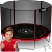 Батут Neo-Sport з зовнішньою сіткою 252 см, чорно-червоний, код: DM-NS-08Z241-IN
