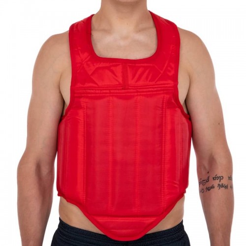 Захист корпусу Fitbox (жилет) для єдиноборств XL червоний, код: BO-0401_XLR