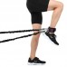 Лямка для ніг Ezous Training Leg Straps 700x65 мм, 1шт, чорний-фіолетовий, код: H-03