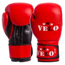 Рукавички боксерські професійні Velo 12 унцій, червоний, код: 2080_12R Рукавички боксерські професійні Velo 12 унцій, червоний, код: 2080_12R