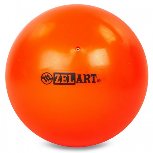М"яч для художньої гімнастики Zelart 20 см, помаранчевий, код: RG-4497_OR