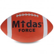 М"яч для американського футболу PlayGame Midas force (гума, помаранчевий), код: FB-3715-S52