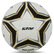 М"яч футбольний Star Polaris Gold PU, білий-чорний, код: SB4065C-S52