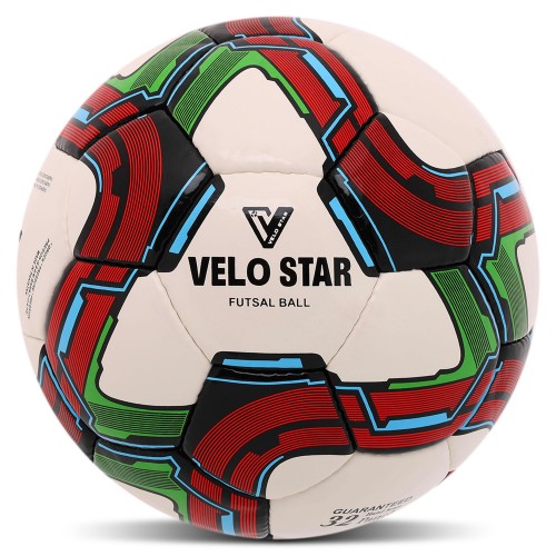 М"яч футзальний Velostar Shine №4 PU, білий, код: FB-4496-S52