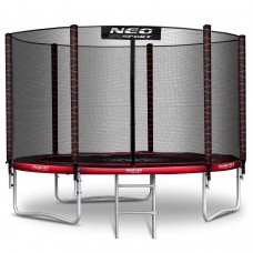 Батут Neo-Sport з зовнішньо сіткою 10 футів 312 см, чорно-червоний, код: DM-NS-10Z241-IN