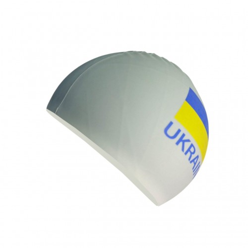 Шапочка для плавання SNS FL-white Прапор, біла, код: 12656-SNS