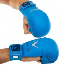 Рукавиці (накладки) для карате Araza L, синій, код: BO-1243_LBL