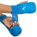 Рукавиці (накладки) для карате Araza L, синій, код: BO-1243_LBL