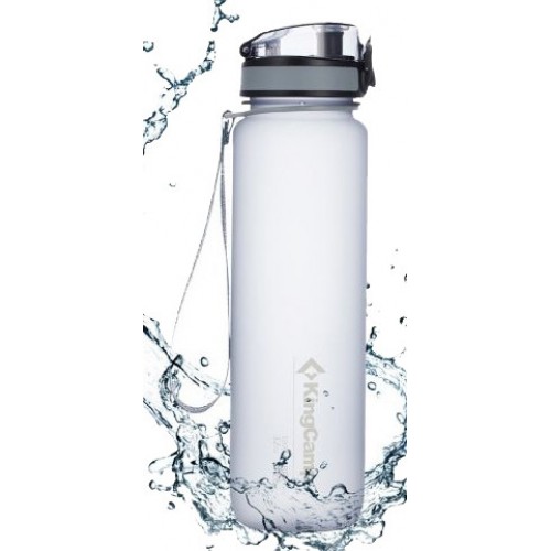 Пляшка для води KingCamp Trian Bottle 1000ML grey, код: KA1136_Medium Grey