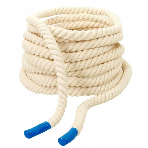 Канат для кроссфіта BioGym Combat Battle Rope 10м білий, код: R-4052-S52 Канат для кроссфіта BioGym Combat Battle Rope 10м білий, код: R-4052-S52