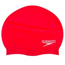 Шапочка для плавання дитяча Speedo Plain Flat Silicone Cap червоний, код: 8709931959_R
