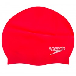 Шапочка для плавання дитяча Speedo Plain Flat Silicone Cap червоний, код: 8709931959_R