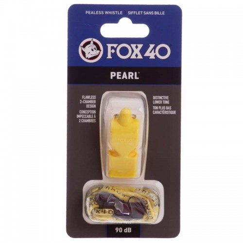 Свисток суддівський Fox40 Pearl жовтий, код: FOX40-PEARL_Y