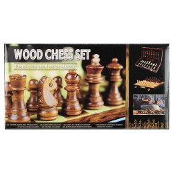 Шахи настільна гра Zoocen 295x147,5x55 мм, дерево, код: FL1230