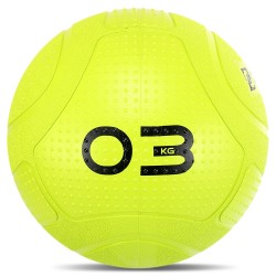 Слембол м"яч набивний для кросфіту та фітнесу Mdbuddy Slam Ball 3кг, салатовий, код: FI-1774-3