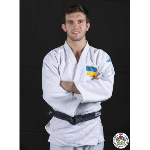 Кімоно Adidas Champion II Olympic IJF Slim Fit, розмір 160, білий, код: 15591-840