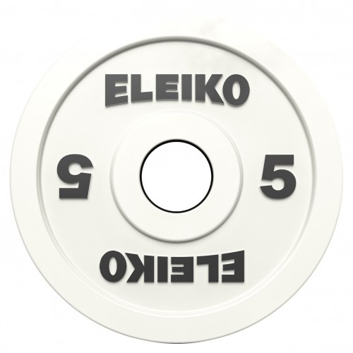Диск олімпійський обгумований Eleiko IWF RC 5 кг, біоий, код: 124-0050R-IA