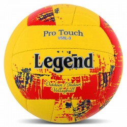 М"яч волейбольний Legend №5 PU, жовтий-червоний, код: VB-4071_YR