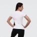 Футболка жіноча спортивна GymBeam Clothing FIT White XS, білий, код: 219431-GB