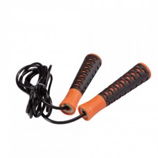 Скакалка швидкісна LiveUp JumpRope 2750 мм, чорний-помаранчевий, код: 6951376109313