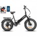 Електровелосипед Samebike LOTDM200-II (750 Вт, 13 А*год, 48 В), колеса 20", з ручкою газу, чорний, код: LOTDM200-II-black