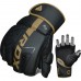 Рукавиці для ММА RDX F6 Kara Matte XL, чорний-золотий, код: GGR-F6MGL-XL