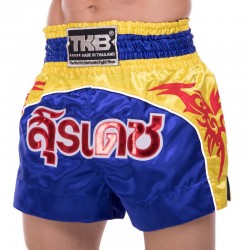 Шорти для тайського боксу та кікбоксингу Top King XXL, синій, код: TKTBS-146_XXLBL
