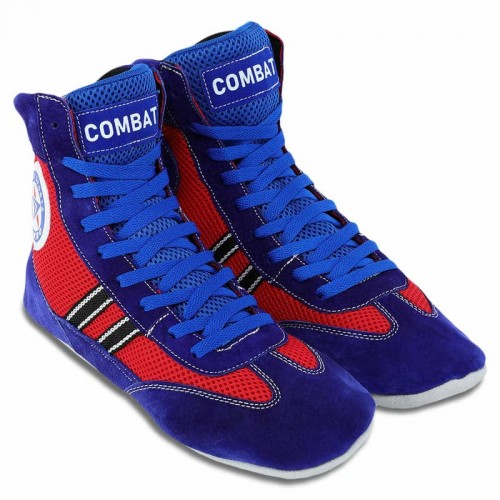 Борцовки для самбо Fashion розмір 41, синій-червоний, код: YX-2623_41BLR
