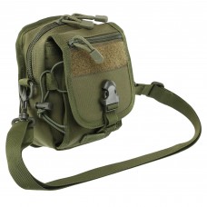 Сумка тактична багатоцільова через плече Tactical Military Rangers 1,5л, оливковий, код: ZK-9113_OL