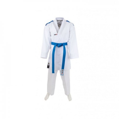 Комплект кімоно (2 куртки та 1 штани) Smai Pro Fighter Kumite WKF Approved, розмір 3.5 (165см), білий, код: 13197-180