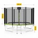 Батут із зовнішньою сіткою 4Fizjo Classic 12FT 374 см Black/Green, код: P-5907739312914