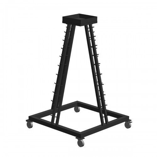 Стійка під гантелі мобільна Brustyle 1110х1110х1680 мм, код: TC153 Стійка під гантелі мобільна Brustyle 1110х1110х1680 мм, код: TC153