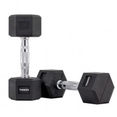 Гантель шестигранна Thunder 5 кг, код: HEXAGONAL-DUMBBELLS-5KG-IN Гантель шестигранна Thunder 5 кг, код: HEXAGONAL-DUMBBELLS-5KG-IN